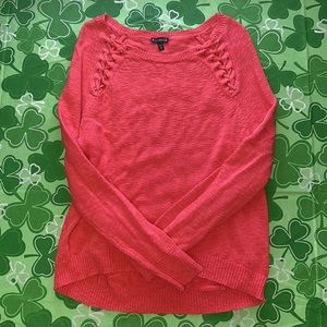 Express Coral Pink Sweater Size Medium